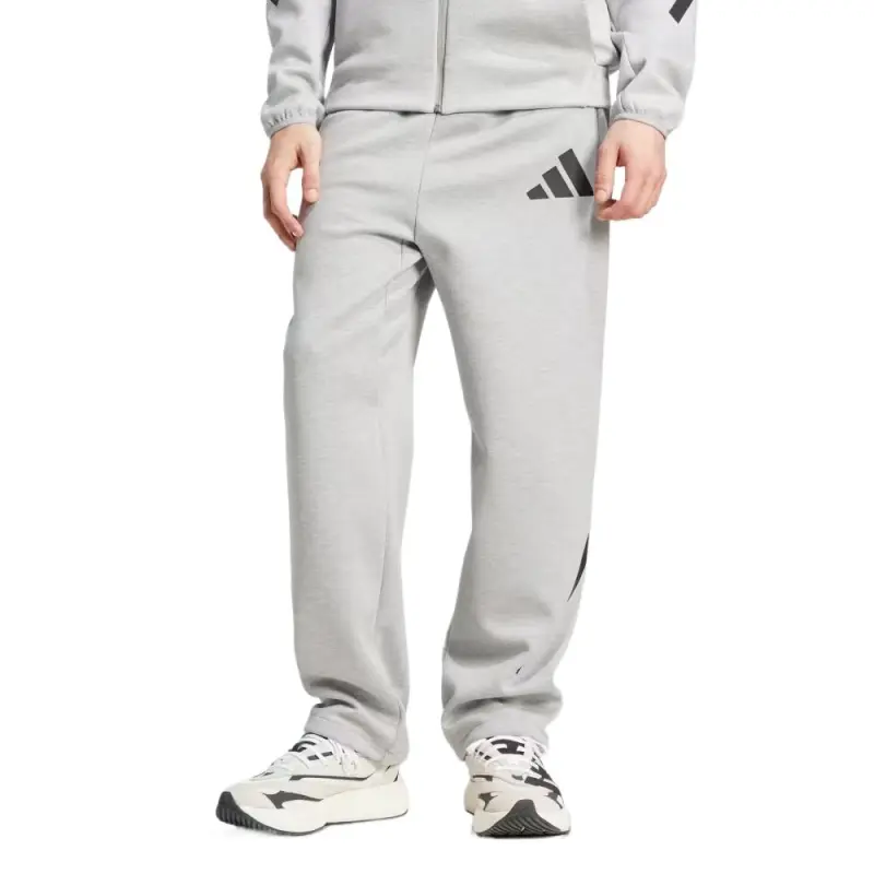 Adidas Casual Pants Men's Medium Gray Heather Flower-1