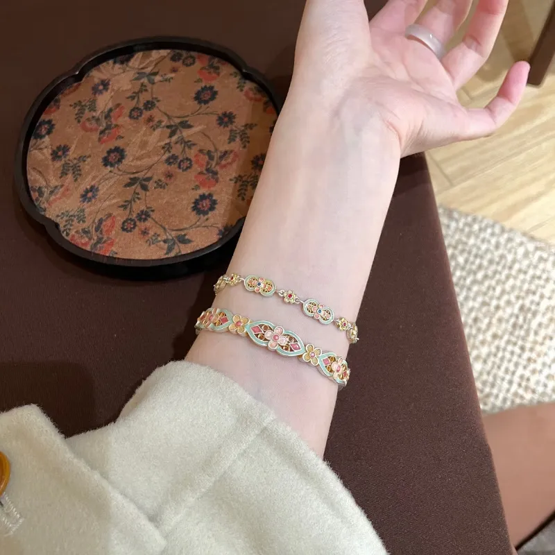 FUYUFU S999 Fine Silver Pure Silver Bracelets Women's-4