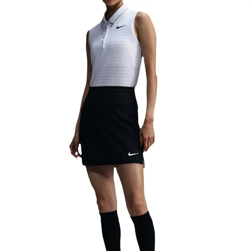 Nike Victory Women's Dri FIT Sleeveless Striped Golf Polo-2