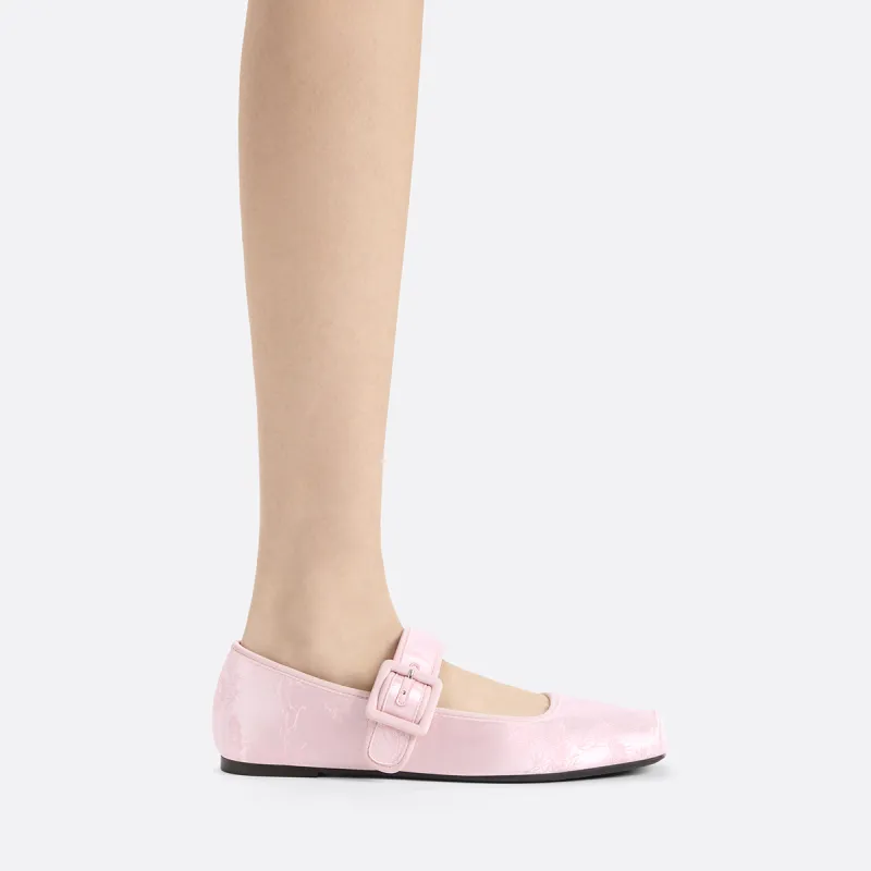 CHARLES&KEITH Small Charles & Keith Chinese Style New Chinese Style Women's Casual Shoes Flat Women's Multicolor-3