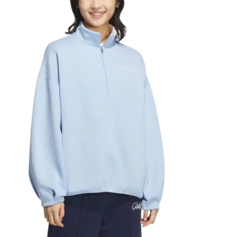 Adidas Sportswear Burberry Sweatshirt Women's Sky Blue-1
