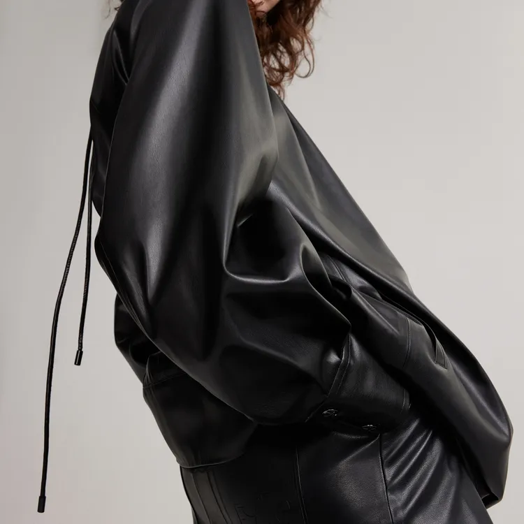 ELLE Long Sleeved Dresses Women's Black-5
