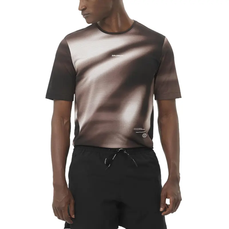 SALOMON T Shirts Men Coffee-2