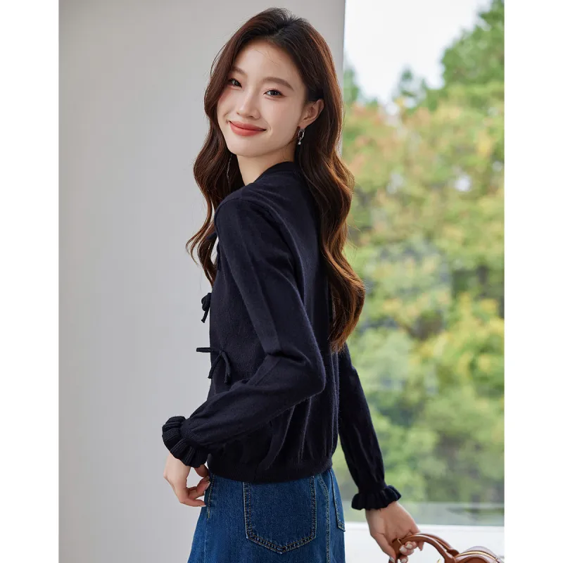 Love Elaine Knitwear Women's Black-1