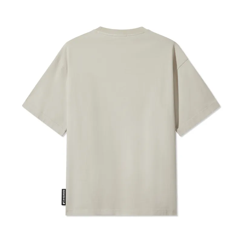 Cabbeen T Shirts Men Light Gray 16-1
