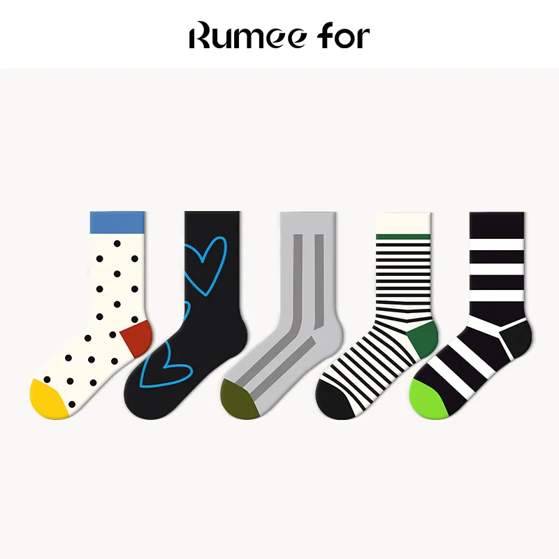 Gentle Welcome Mid Calf Socks Women's 5 Pack-1