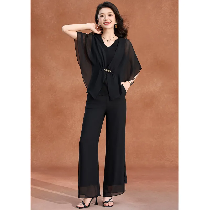 Mylan Casual Suit Cinched Waist Women's-2
