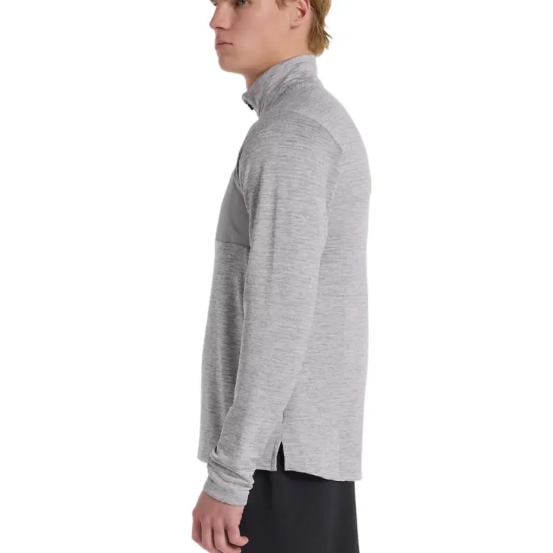 New Balance United Airlines NYCHeat Grid Sweatshirt Men's Gray-2