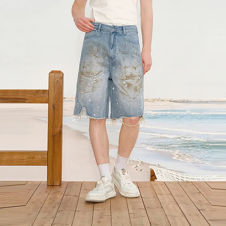INXX Casual Shorts Unisex Denim Blue-2