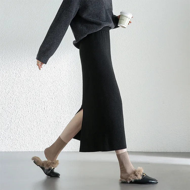 SENTUBILA Casual Long Skirts Women's-4