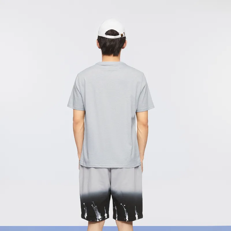 HLA JEANS T Shirts Men Light Gray 44-2
