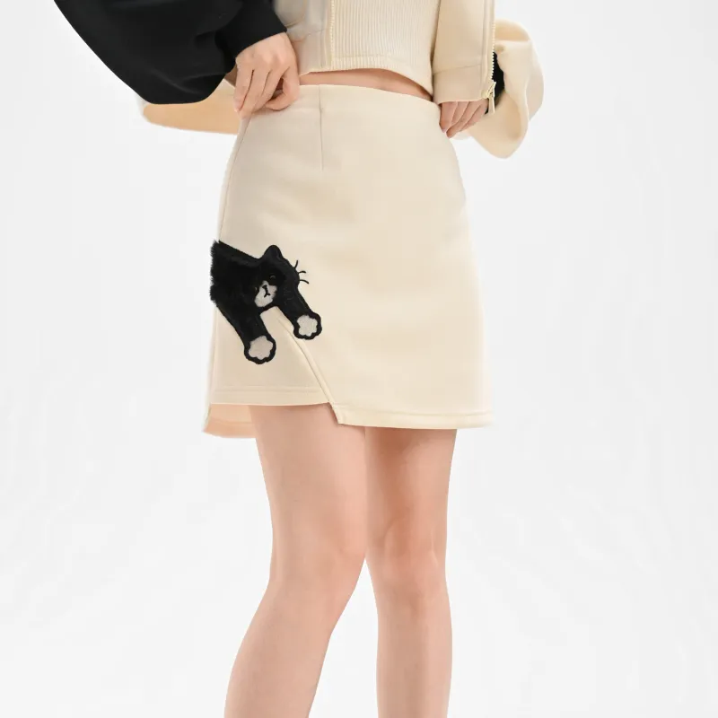 SNBL Two Piece Skirt Sets Women's Sweatshirt+Skirt-4