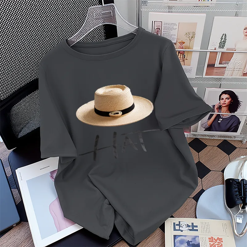 FAIRWHALE Drop Shoulder Sleeve T Shirt Women's-14