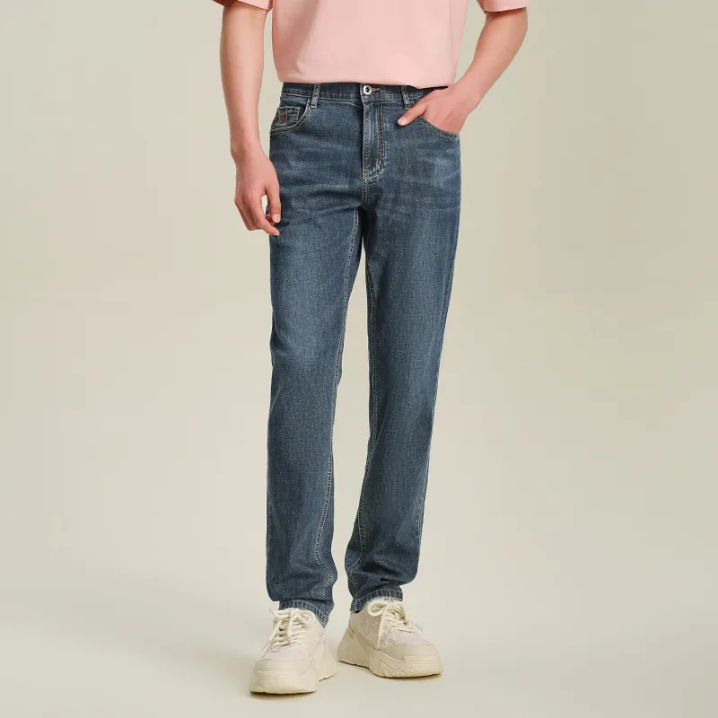 HLA Jeans Men's Blue Gray Ox Transition Color Deep-2