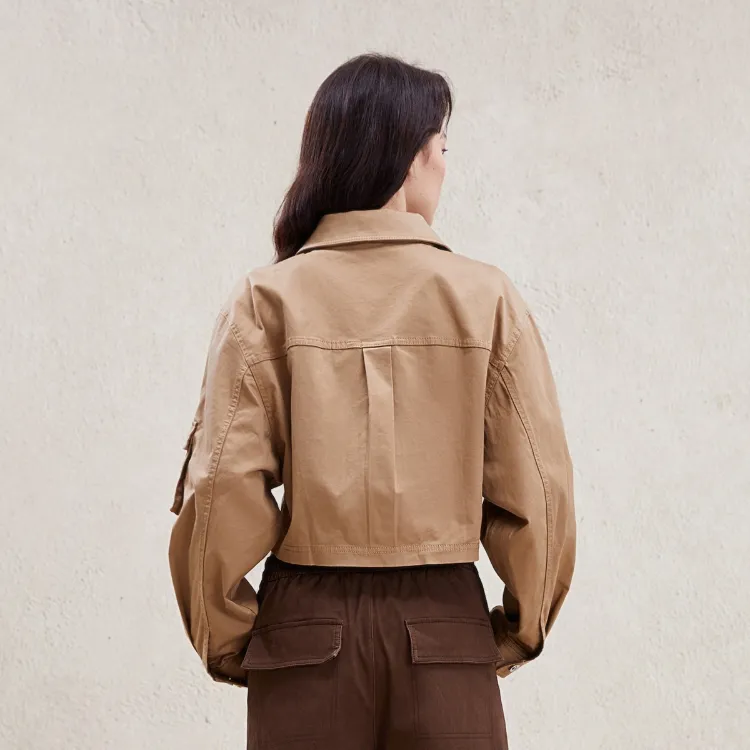 ONLY Cropped Coats Women's-2