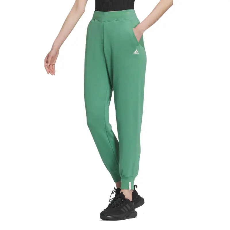 Adidas ESSENTIALS Knitted Sweatpants Women's Green-1
