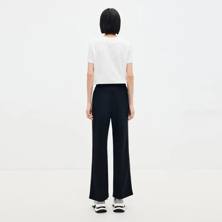 SHUIYUNJIAN Short Sleeved Letter Pullover T Shirt Women's-5