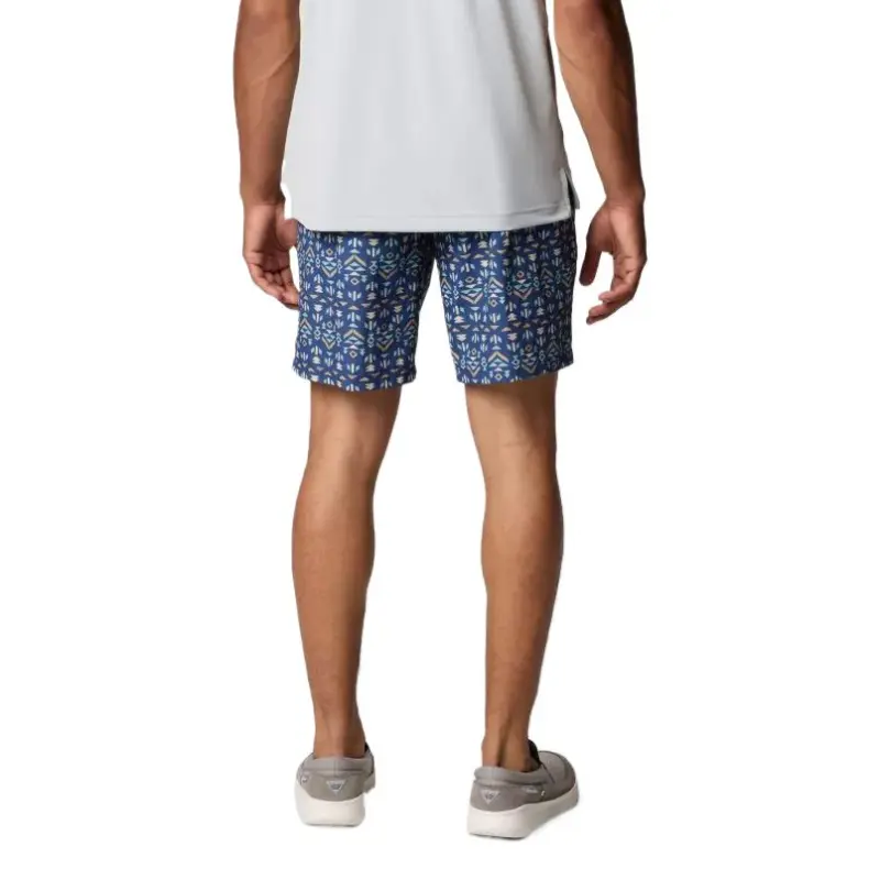Columbia PFG Super Backcast Casual Shorts Men's Blue-1