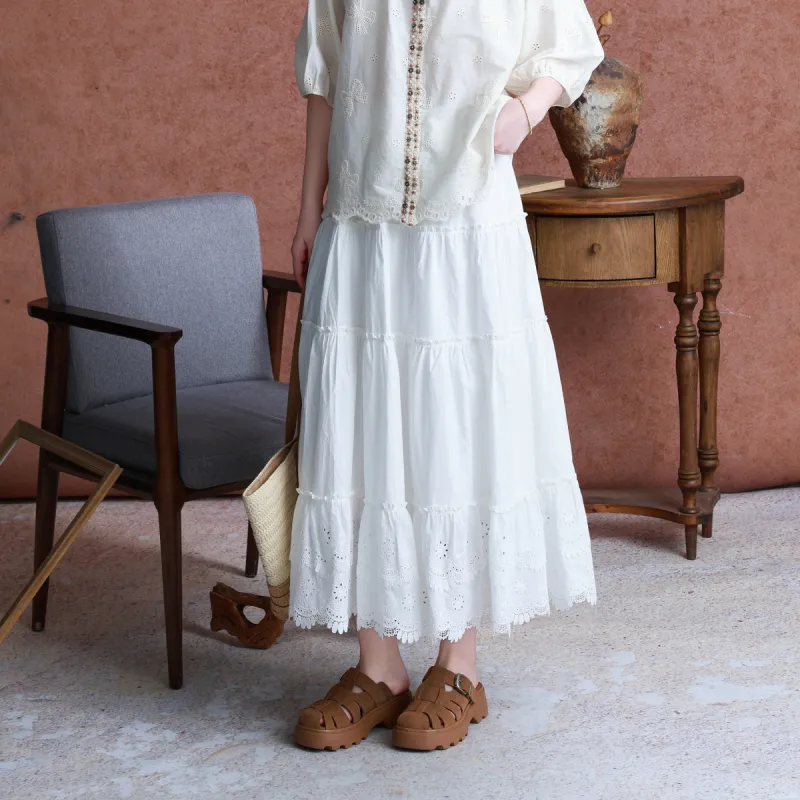 SETIROM Casual Long Skirt Women's-3