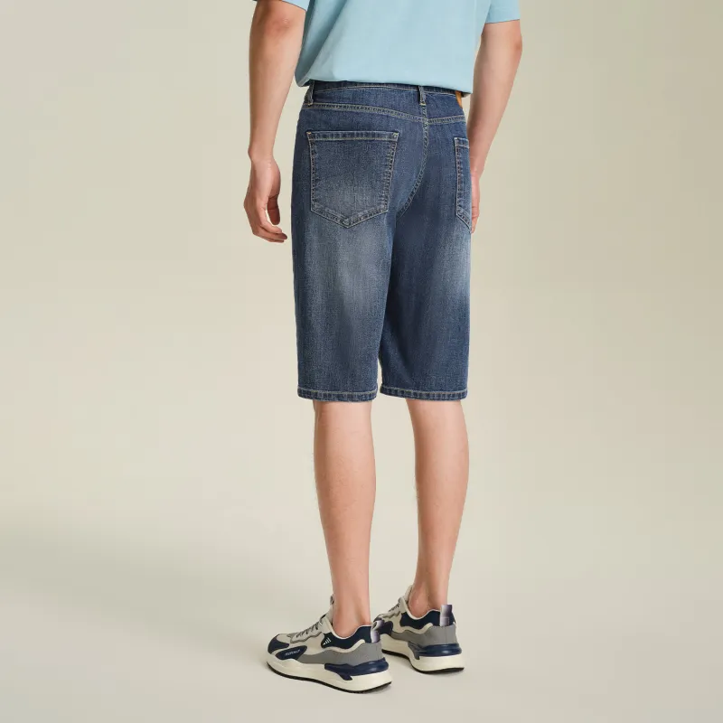 HLA Denim Shorts Men's Denim Blue Transitional Color Medium 07-3