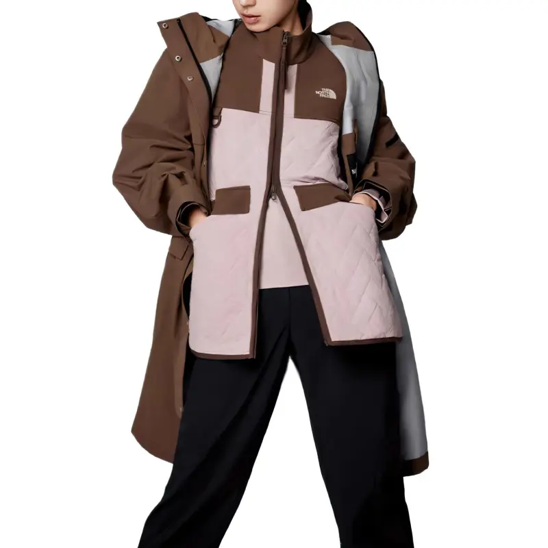 THE NORTH FACE City Outdoor Collection Windbreaker Jackets Women's Smoky Brown 1OI-1