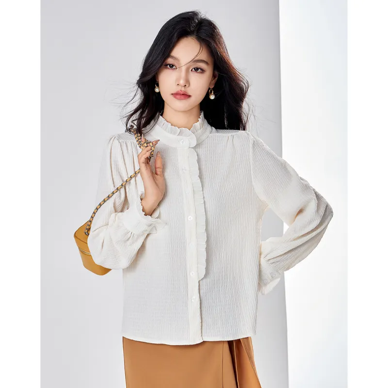 Love Elaine Shirts Women's Ecru-3