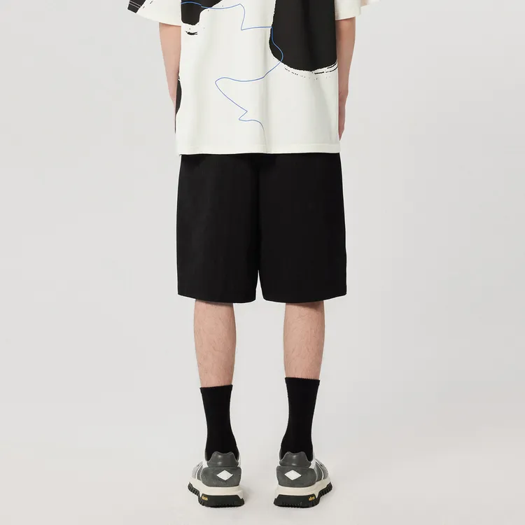 CROQUIS Casual Shorts Unisex 001 Jet Black-3
