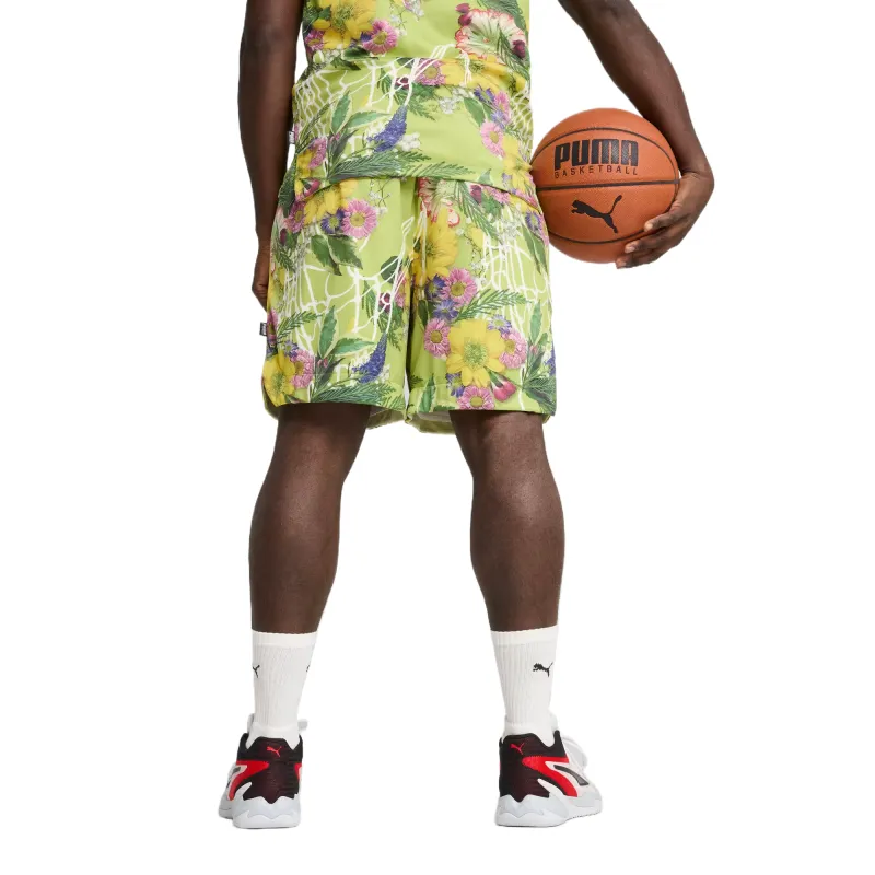PUMA Shorts Con Estampado Integral Para Hombre Dunked In Florals-3