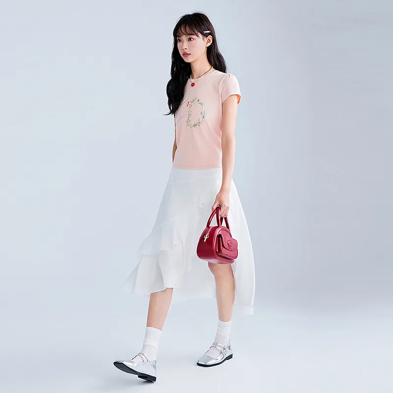 LEDIN Casual Short Skirts Women's-3