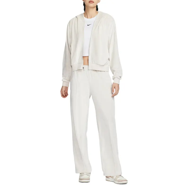 Nike Sportswear Chill Knit Jackets & Coats Women's Sail White-2