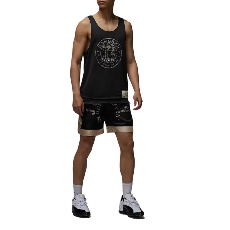 Jordan SportDongdan Dri FIT Diamond Casual Shorts Men's Black-3