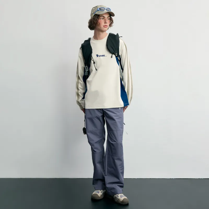 MYSAMESAME T-Shirt Unisex Beige Glaze Gray-3