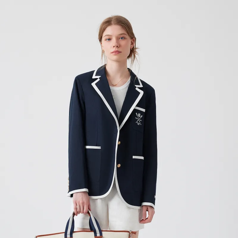 Teenie Weenie Business Suit Women's Navy Blue-1