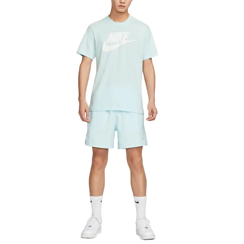 Nike Sportswear SS25 T Shirt Men's Aqua Blue-2