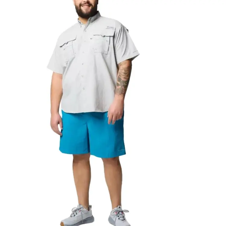 Columbia PFG Backcast Casual Shorts Men's Blue Echo-3