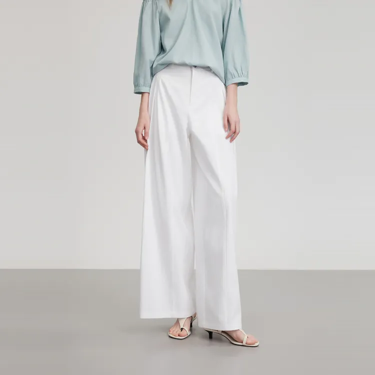 ELLE Casual Pants Women's White-2
