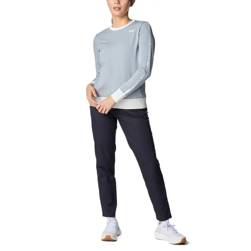 Under Armour Drive Sweater Women's Steel Gray White 035-2