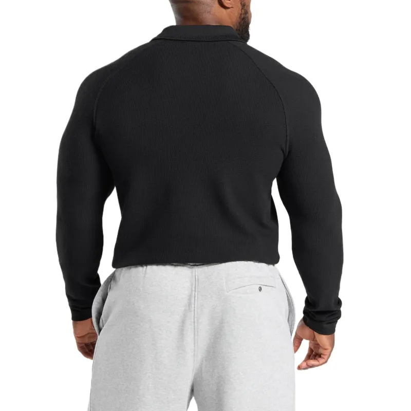 GYMSHARK Polo Shirt Men's Black-1