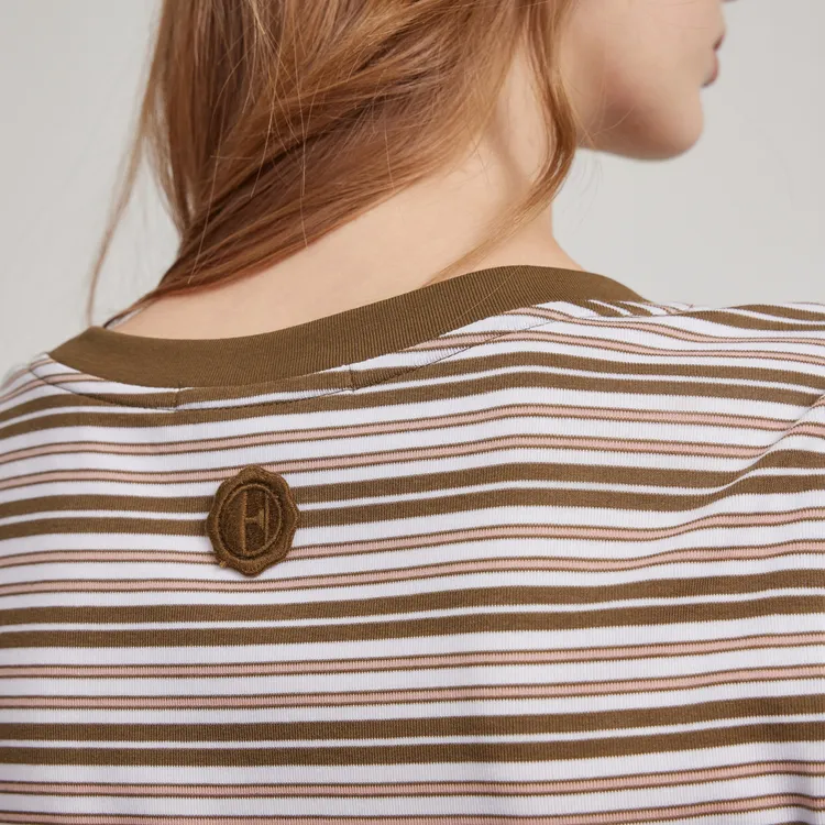 ELLE T Shirts Women's Coffee-5