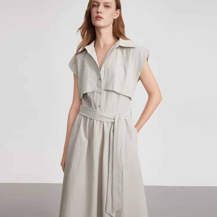 ELLE Short Sleeved Dress Women's-4