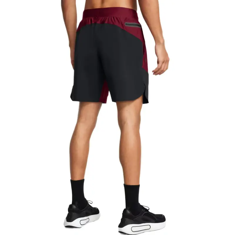Under Armour Vanish Elite Casual Shorts Men's Red Top Bishop Black-3