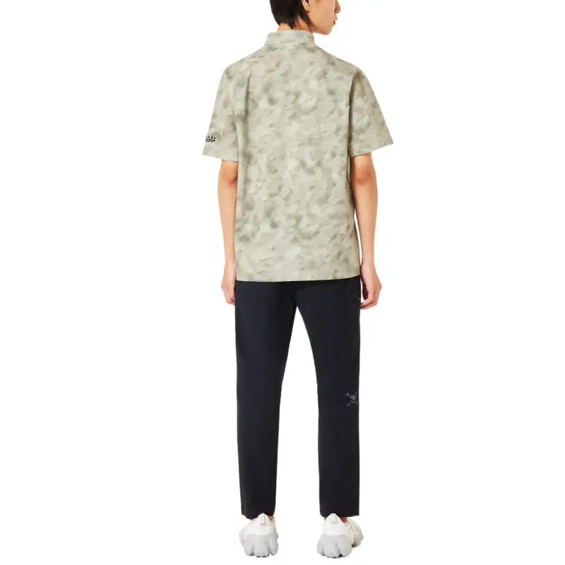 Oakley O SyncPackEllipseEmbMock T Shirt Men's Khaki Brown-7