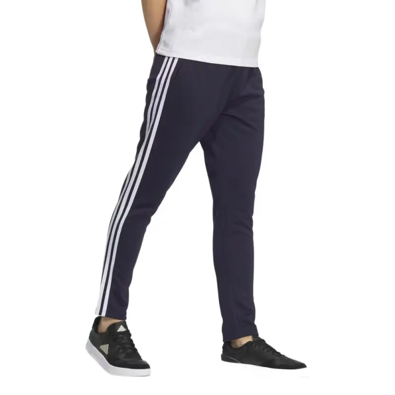 Adidas AEROREADY 3S Knitted Sports Pants Women's Blue-3