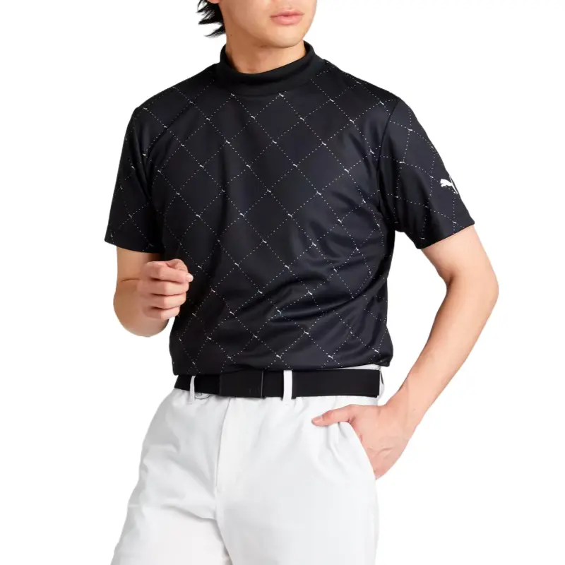 PUMA AOPBasic Golf Clothing Men's Black 01-2