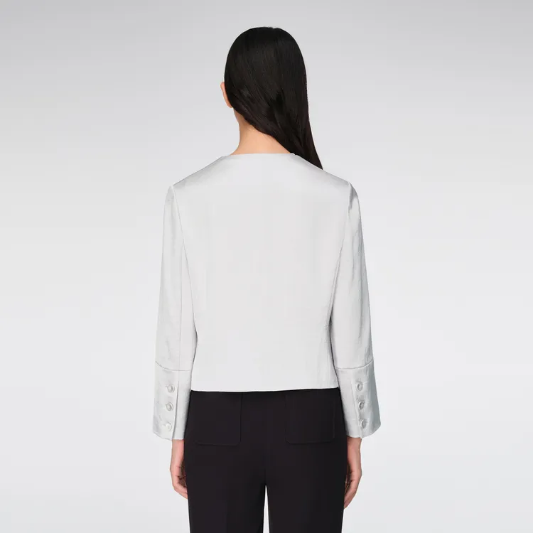 OVV Jackets & Coats Women's Silver-2