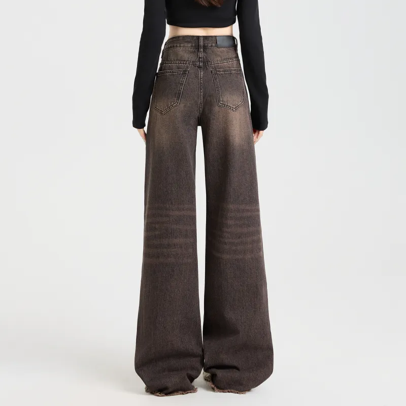 ZAVK Jeans Women's [Black Red]-6