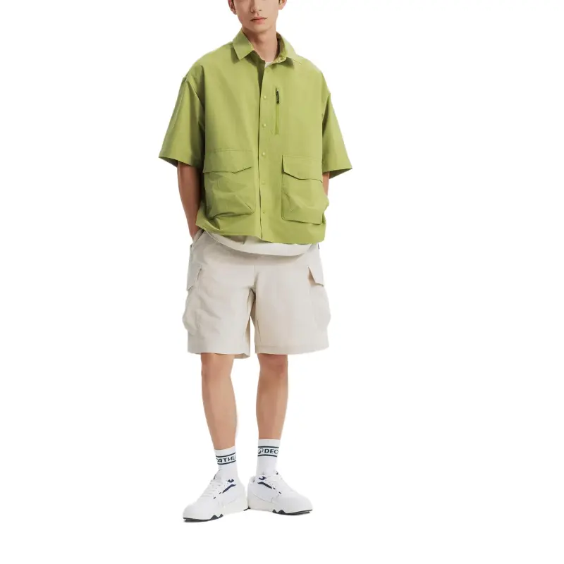 DECATHLON Casual Shorts Men's Light Chalk Gray-3