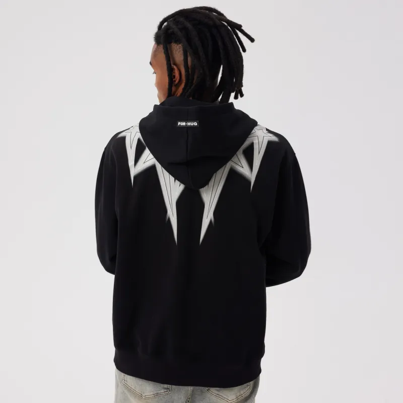 FORHUG Sweatshirts Unisex Black-7