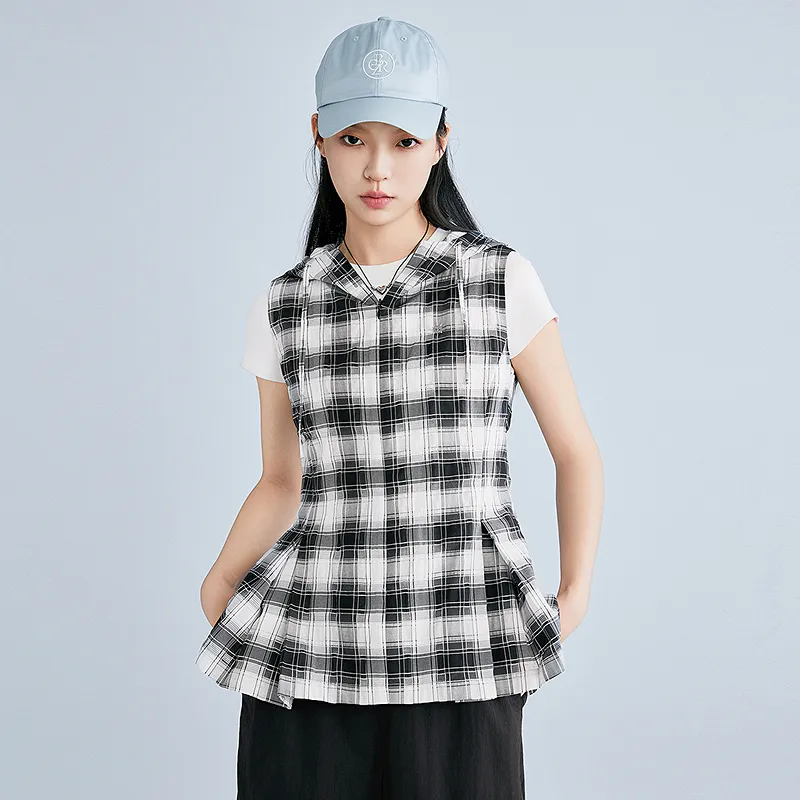 LEDIN Chiffon Shirt Women's Black-2