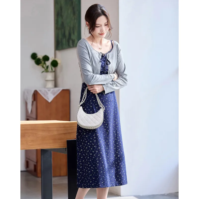 TERRE BLEUE Two Piece Skirt Sets Women's-1